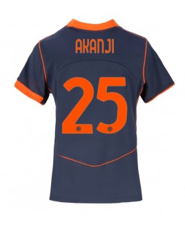 Günstige Inter Milan Manuel Akanji #25 3rd trikot Damen 2025-26 Kurzarm